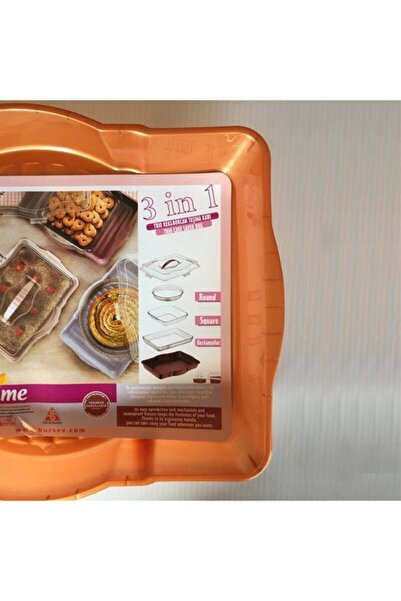 Bursev Follow Me Trio Cake and Borcam Carrying Container Copper