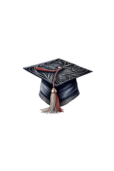 INOVATIX Set de 8 piese, autocolant Toga vintage laureați studenți masteranzi, INOVATIX®. 6 cm