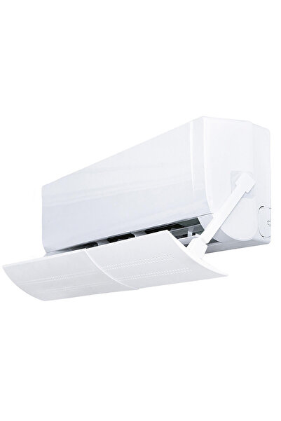 11 Tedarik Deflector pentru aparat de aer condiționat EDAR, universal, extensibil 56-108 cm, protecție împotriva curenților de aer, alb