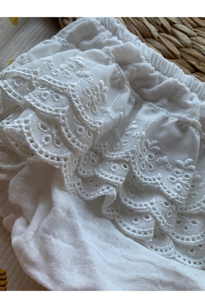 Honeybeeatelier Muslin Dress under Baby Pants