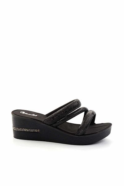 Bambi Black Women's Slippers K04496721187