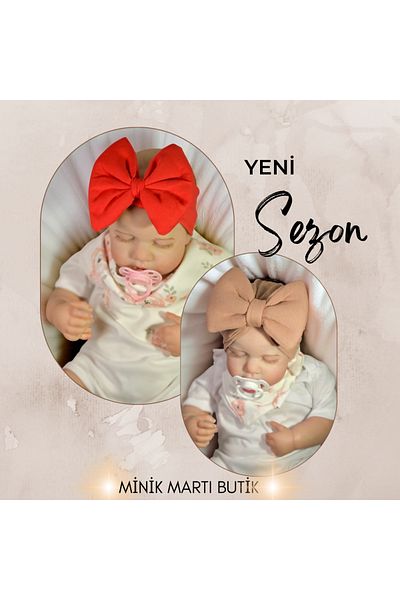 KAYRASTORETESETTÜR The Most Comfortable 2-Piece Baby Bonnet and Bandana Set for Your Baby
