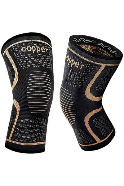 Sprise Pair of copper knee pads with compression for knees