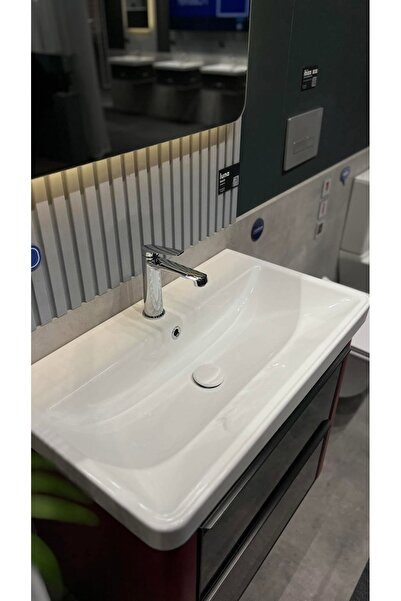 TURKUAZSERAMİK Cerastyle Luna 80 x 46 cm Dolap Uyumlu Lavabo