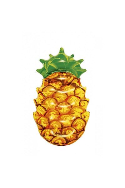 BESTWAY Inflatable Water Mattress, Pineapple Pattern, Multicolor, 174x96 Cm,