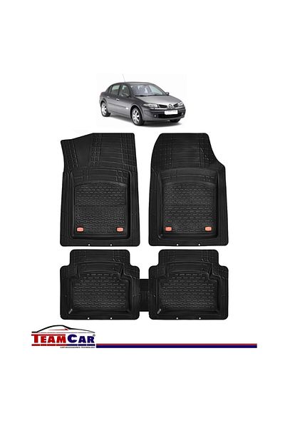 TEAMCAR Covorașe auto tip tavă compatibile cu Renault Megane II (2002–2009) - Sedan