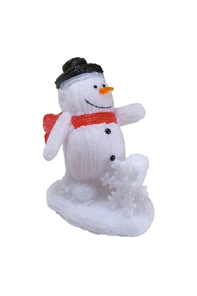 Strend Pro Winter decoration, Snowman, 40 LED, 30x21x31 cm