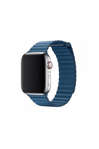 Devia Curea Apple Watch 38mm / 40mm Elegant Leather Loop Cape Cod Blue