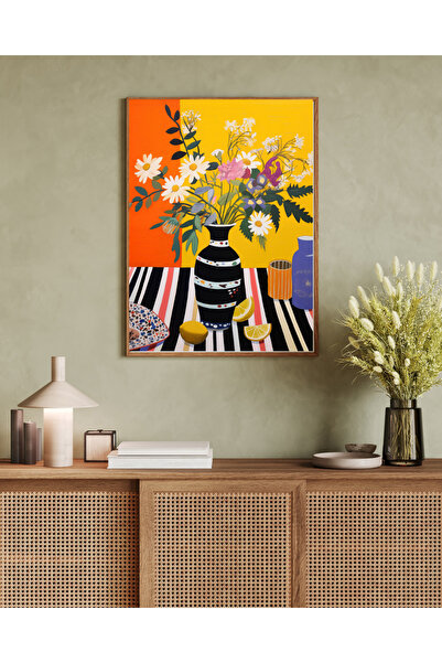 woodhomeworks Tek Parça Salon Ofis Dekor Tablo Ttk