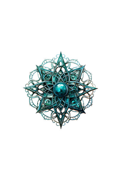 INOVATIX Set of 8 pieces, Magic Talisman Sticker, INOVATIX®. 6 cm