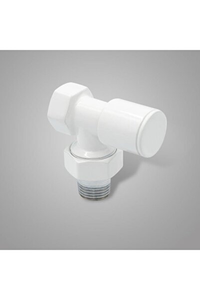 Radium 2 Adet Beyaz 1/2 Köşe Radyatör Vanası