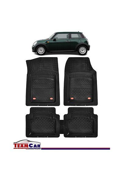 TEAMCAR ® Tray Type Car Mats Compatible With Mini Hatch R56 (2006–2013) - Hatchback