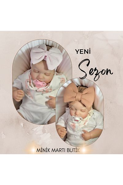 KAYRASTORETESETTÜR The Most Comfortable 2-Piece Baby Bonnet and Bandana Set for Your Baby