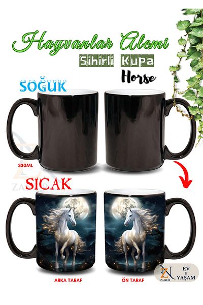 zanur Magic Mug Cup High Image Quality White at Figured a Quality, Luxurious Design. To Yourself & Gift