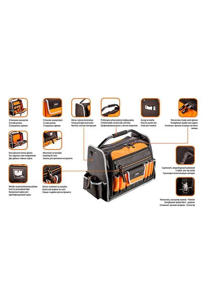 NEO Tool Bag, With Handle, Max 25 Kg, 47x26x39 Cm,