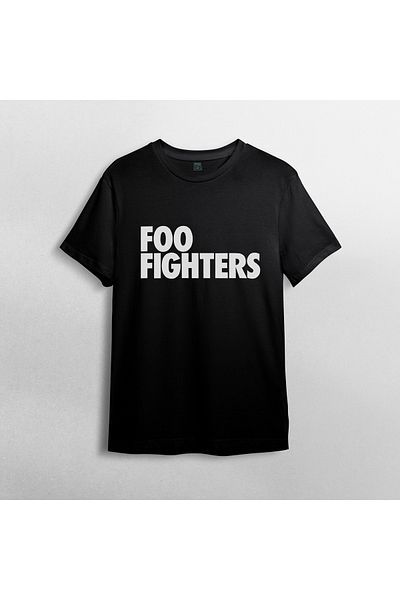 Pixxa Foo Fighters Unisex 100% Cotton Crew Neck T-Shirt Model 3