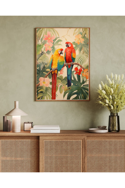 woodhomeworks Tek Parça Salon Ofis Dekor Tablo Ttk