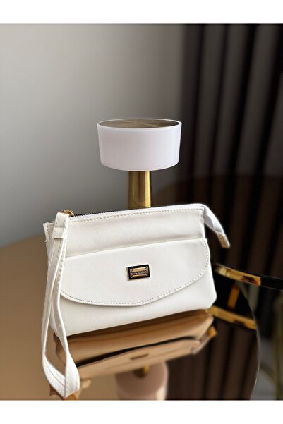 Sanmorris Kadın Suni Deri El Askılı 4 Bölmeli Metal Fermuarlı Telefon Ve Bozu...