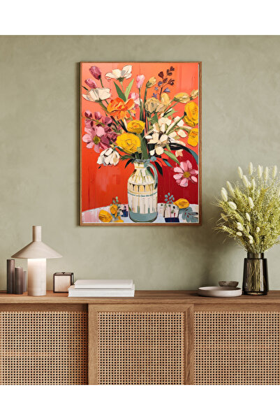 woodhomeworks Tek Parça Salon Ofis Dekor Tablo Ttk