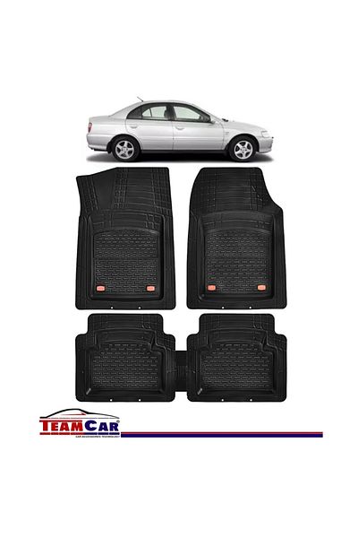 TEAMCAR ® Tray Type Car Mats Compatible With Honda Accord 6 (1998–2003) - Sedan