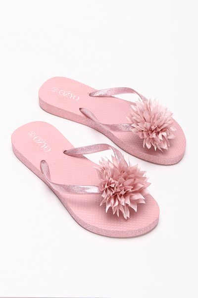 OZYO Havana Powder Flower Beach Slippers