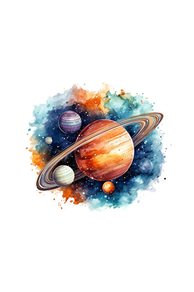 INOVATIX Set de 8 piese, autocolant Suflet Cosmic, INOVATIX®. 6 cm