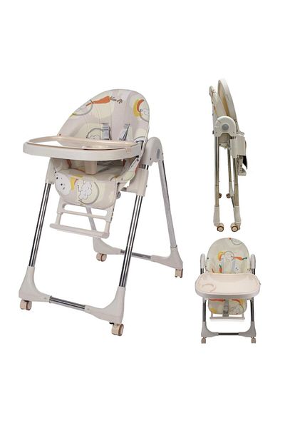 Smart Vibe Scaun înalt pliabil 5 în 1 KinderVIBE®, 6 luni +