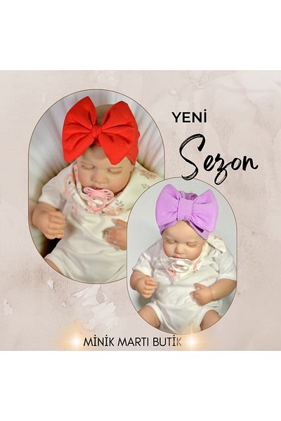 KAYRASTORETESETTÜR The Most Comfortable 2-Piece Baby Bonnet and Bandana Set for Your Baby
