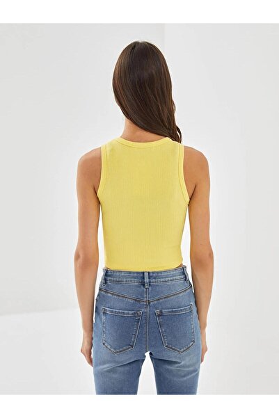 LC Waikiki Lcw Vision Crew Neck Textured Women's Crop (S5)