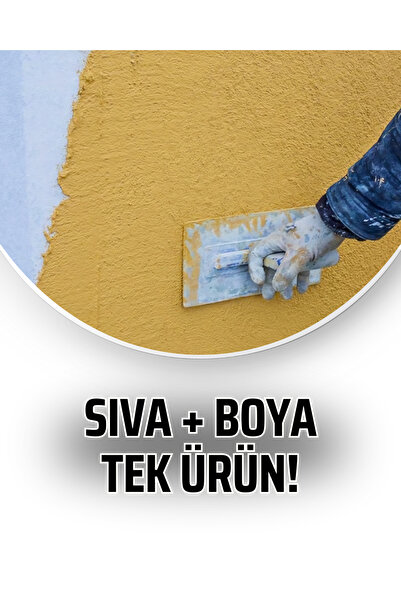 BARS Prokepi 1003 Silikon Esaslı Dış Cephe Renkli Sıva 25 kg – Su İticili, Çatlamaz, Hazır