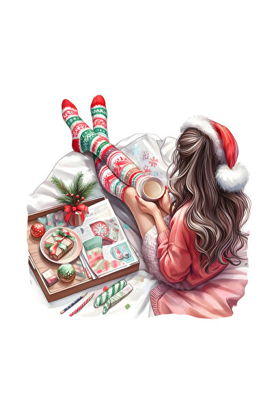 INOVATIX Set de 8 autocolante cu imaginea de Crăciun a lui Isadora, INOVATIX®...