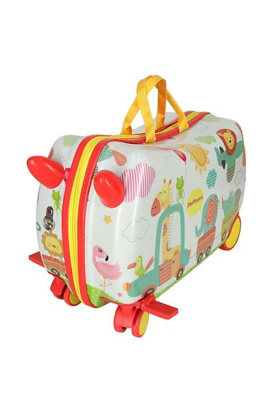 UNIQVIBE Geantă de călătorie pentru copii RollyUP UniqViBE® multifuncțională cu funcție de scaun de călărie