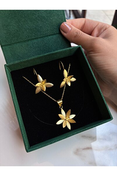 Miltonia Çiçek Model Tasarım 925s Gümüş Kolye