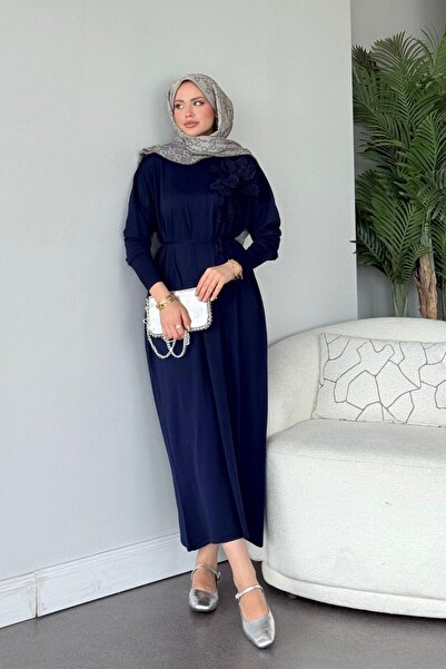 Hazamoda Рокля Lily Mercerised, тъмно синьо