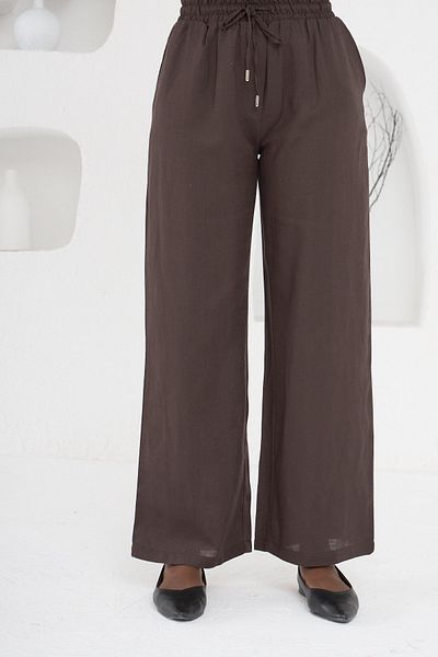 MİA NOURA Women's Weaving Is Made from 50% Linen 50% Viscos Fabric