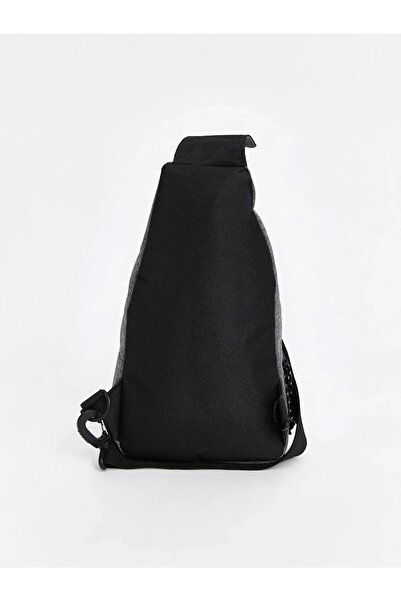 LC Waikiki ACCESSORIES Gri Fermuarlı Erkek Göğüs Çantası