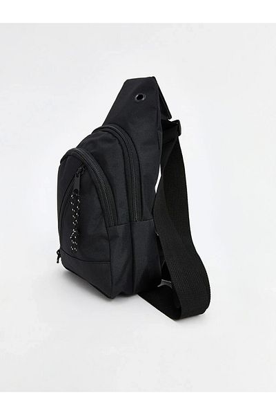 LC Waikiki Accessories Black Zippered Men's Chest Bag