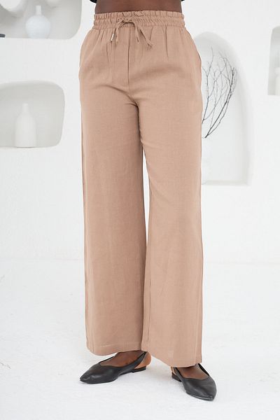 MİA NOURA Women's Weaving Is Made from 50% Linen 50% Viscos Fabric