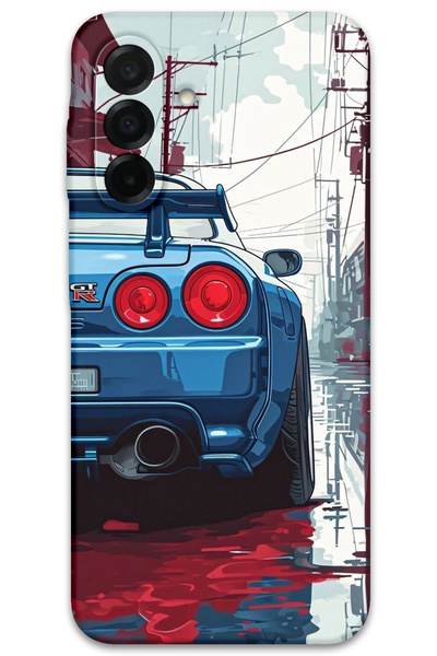 Gramaphone Galaxy A26 Compatible Car Pattern Phone Case + Screen Protector - ...