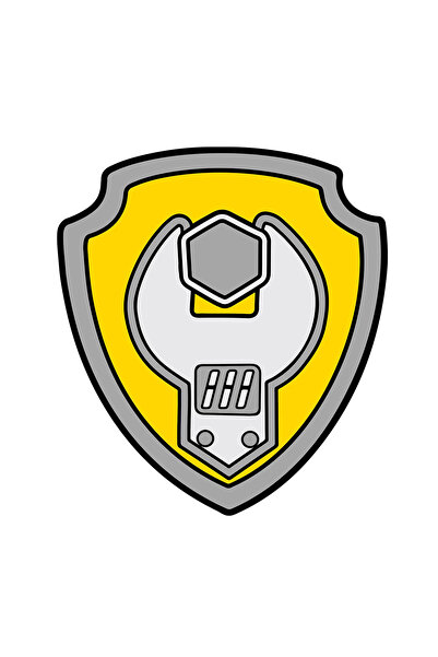 INOVATIX Set de 8 piese, autocolant Rubble Badge Patrula Cățelușilor, INOVATI...