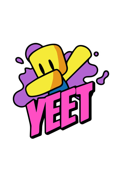 INOVATIX Set de 8 piese, autocolant Roblox Yeet, INOVATIX®. 6 cm