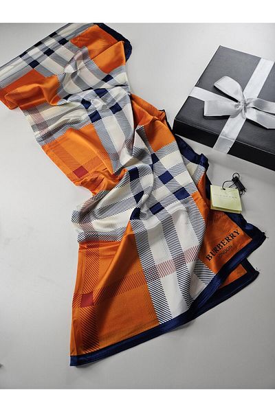 Webinay Home Plaid B Pattern Voile Silk Shawl New Season Premium Shawl Scraf