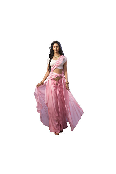 INOVATIX Set de 8 piese, autocolant sari indian rochie roz, INOVATIX®. 6 cm