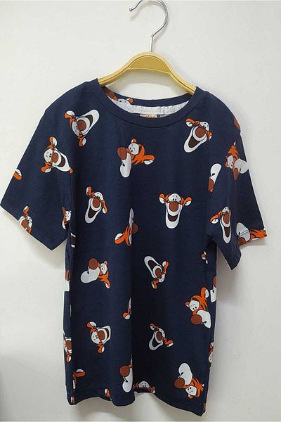 neocotton Cotton Crew Neck Printed Children's T-Shirt