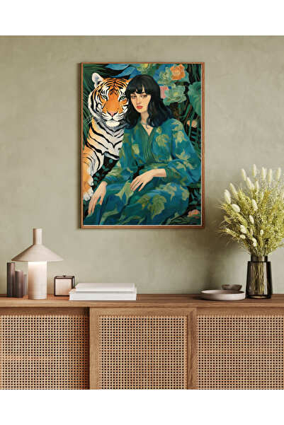 woodhomeworks Tek Parça Salon Ofis Dekor Tablo Ttk