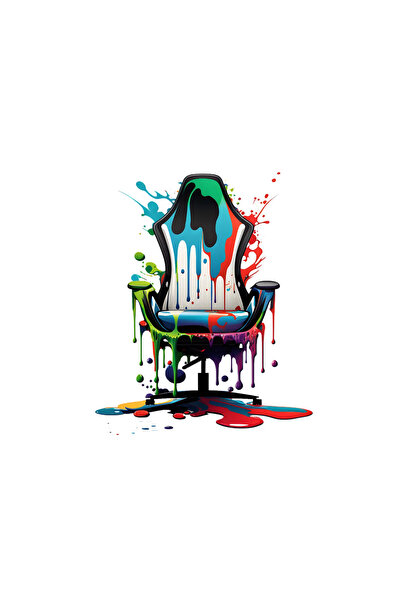 INOVATIX Σετ 8 τεμαχίων, αυτοκόλλητο καρέκλας γραφείου σε ρέοντα χρώματα, INO...