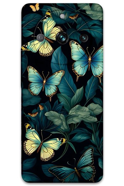 Gramaphone Realme 11 Pro Plus Compatible Butterfly Pattern Phone Case + Scree...