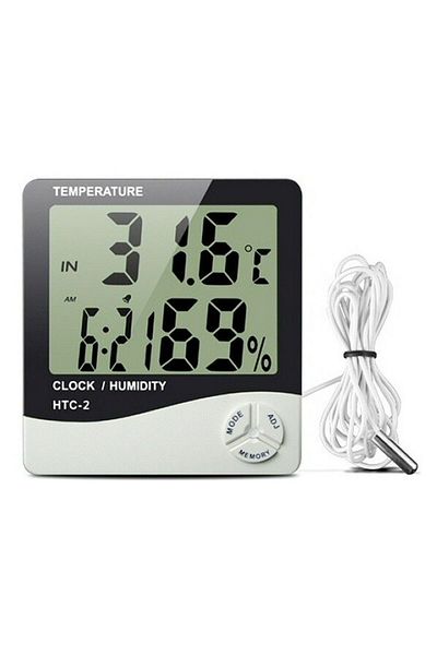 MNG Clock with digital display and outdoor sensor - HTC-2