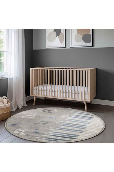 Alkaffary Lafita Kids Carpet , Fun Illustrations and Modern Design –for Children’s Rooms 1.60X1.60 Cream-beige