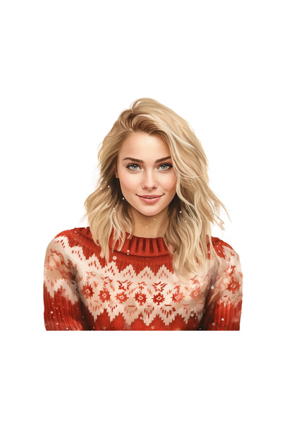 INOVATIX Set de 8 bucăți, autocolant pulover Gloria de iarnă, INOVATIX®. 6 cm